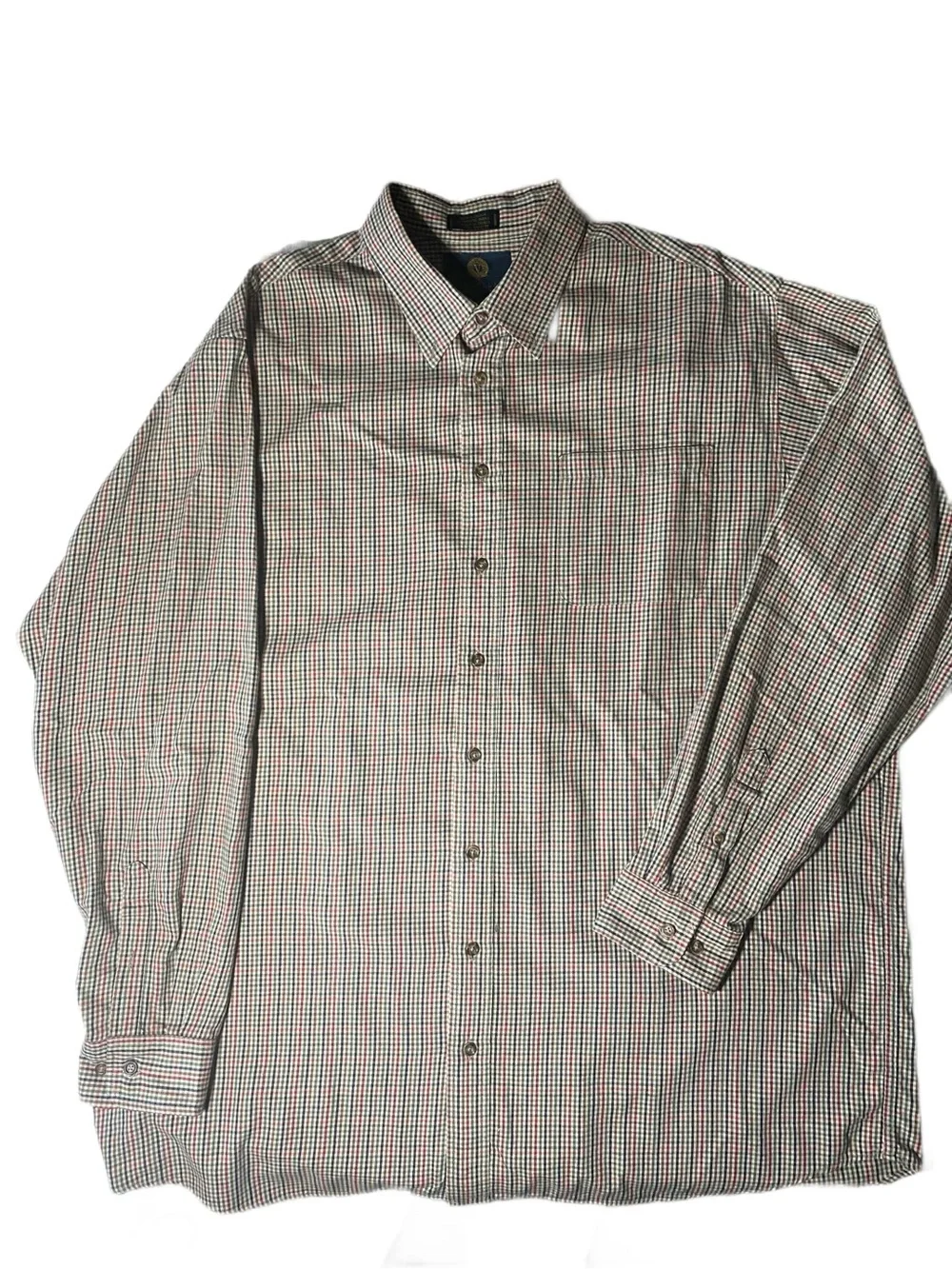 Viyella Men's Gun Check Sport Shirt  Size 2XLT